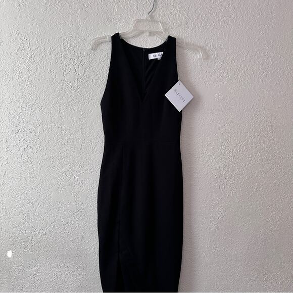 NWT Elliatt x Revolve Carmen Black Dress XS - Picture 3 of 8
